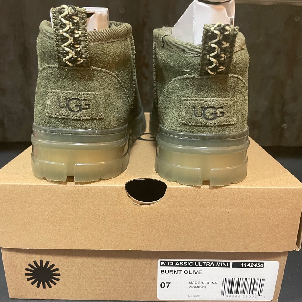 Ugg Ultra Clear Mini Boot Burnt Olive